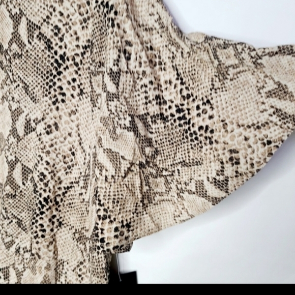 FREE PRESS Reptile Butterfly Sleeve Dress - Picture 6 of 6